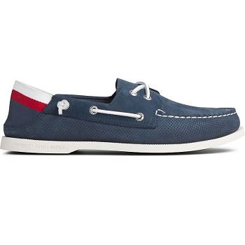 Sperry Authentic Original Kick Down Tmavomodre - Panske Mokasíny